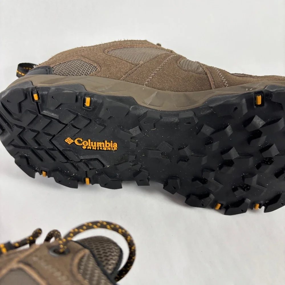 Colombia, Hiking Shoes, omni-grip, Brown/Gray-ish Brown, Leather/canvas, Size 8 - Picture 14 of 15